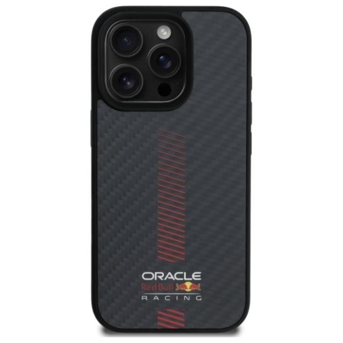 Red Bull - Red Bull iPhone 16 Pro Max Mobilskal MagSafe Carbon Fiber Power Bar