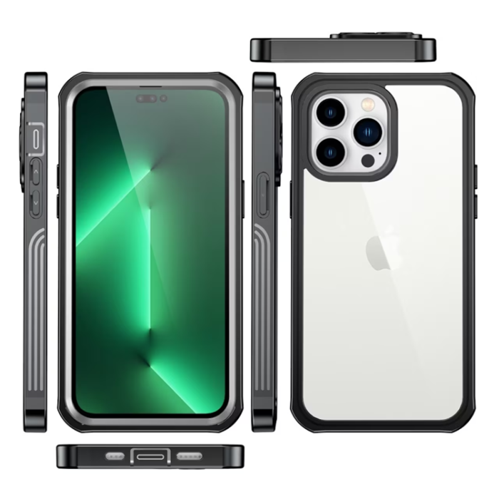 OEM - iPhone 14 Pro Max Mobilskal 360 Premium Full - Svart