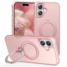 A-One Brand - iPhone 17 Pro Mobilskal MagSafe Kickstand TPU + PC - Rosa
