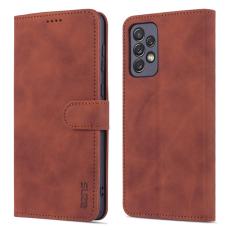 AZNS - AZNS Samsung Galaxy A73 5G Fodral KonstL&auml;der - Brun