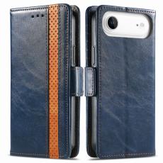CASENEO - CASENEO iPhone Air Pl&aring;nboksfodral Konstl&auml;der St&auml;ll med RFID - Bl&aring;