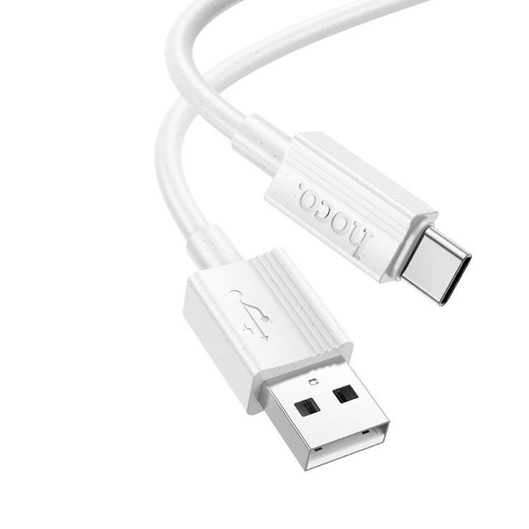 HOCO USB-A Till USB-C 1m Kabel 3A X107 - Vit | 3541 | AlltMobil