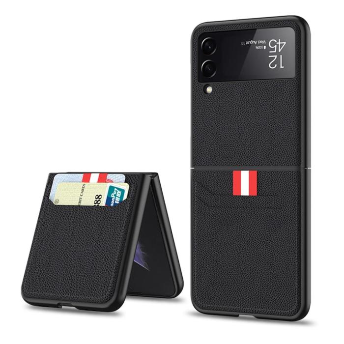 GKK - GKK Korthållare Skal Samsung Galaxy Z Flip 3 - Svart