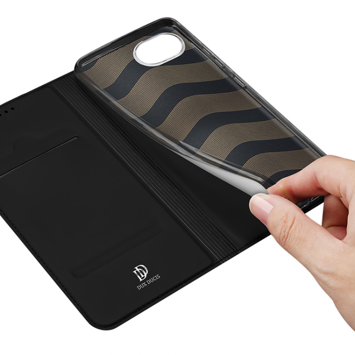 Dux Ducis - Dux Ducis Realme C30/Narzo 50i Prime Plånboksfodral Skin Series Flip - Svart