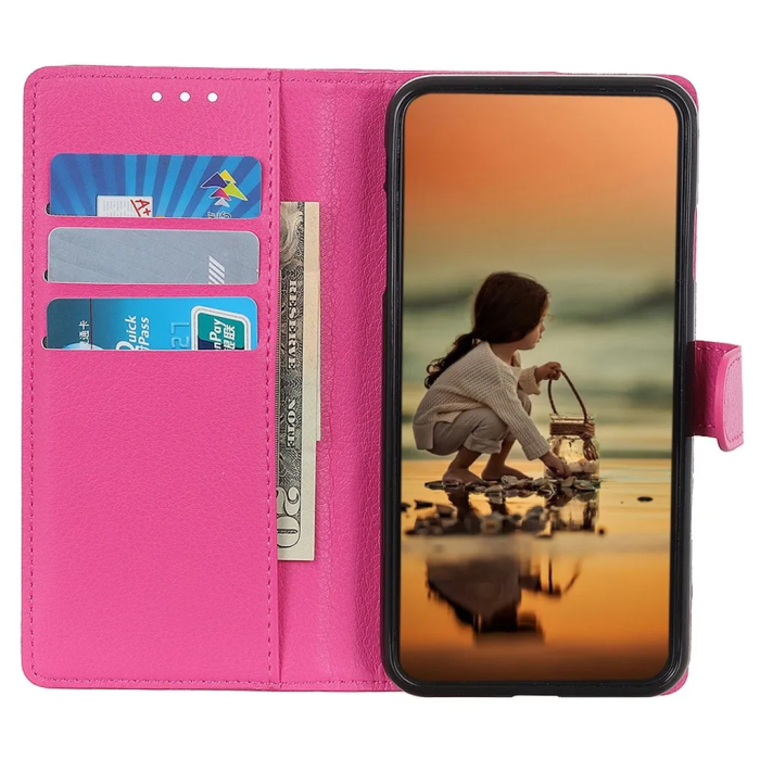 Taltech - Xiaomi 13 Lite 5G Plånboksfodral Stöttåligt - Rosa