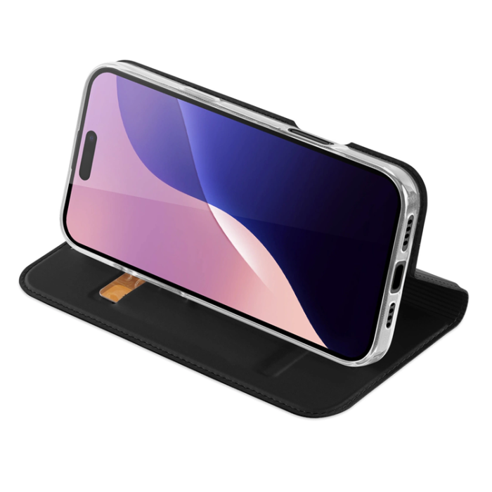 Dux Duci - Dux Ducis iPhone 16 Pro Plånboksfodral Skin Pro - Svart
