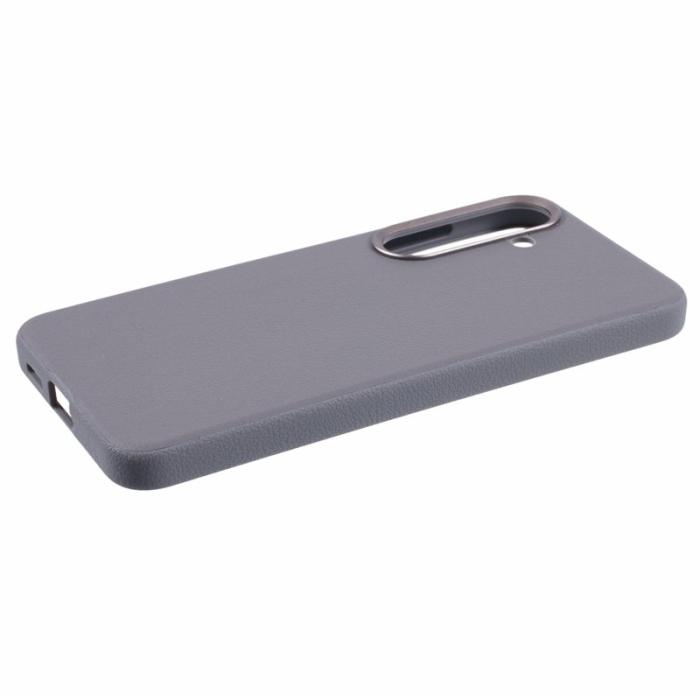 X-Level - X-LEVEL Mobilskal till Galaxy S25 MagSafe PU Läder Hård PC Grå