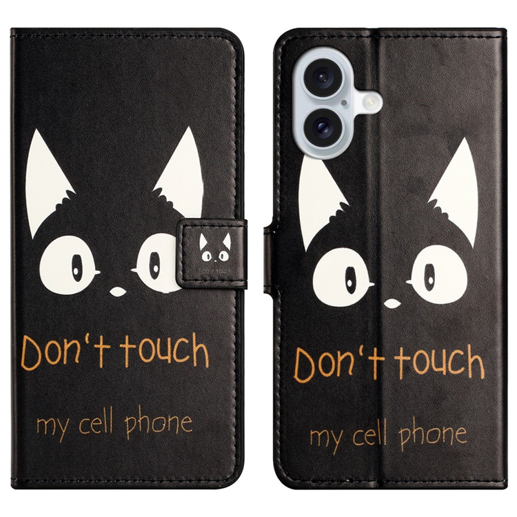 iPhone 17 Plånboksfodral Pattern Print - Kattöron | 2353 | AlltMobil