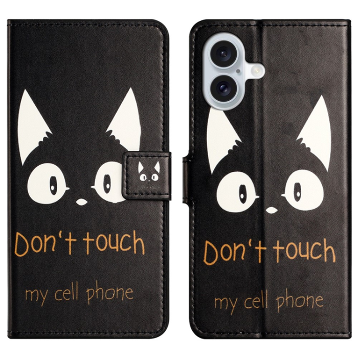A-One Brand - iPhone 17 Plånboksfodral Pattern Print - Kattöron