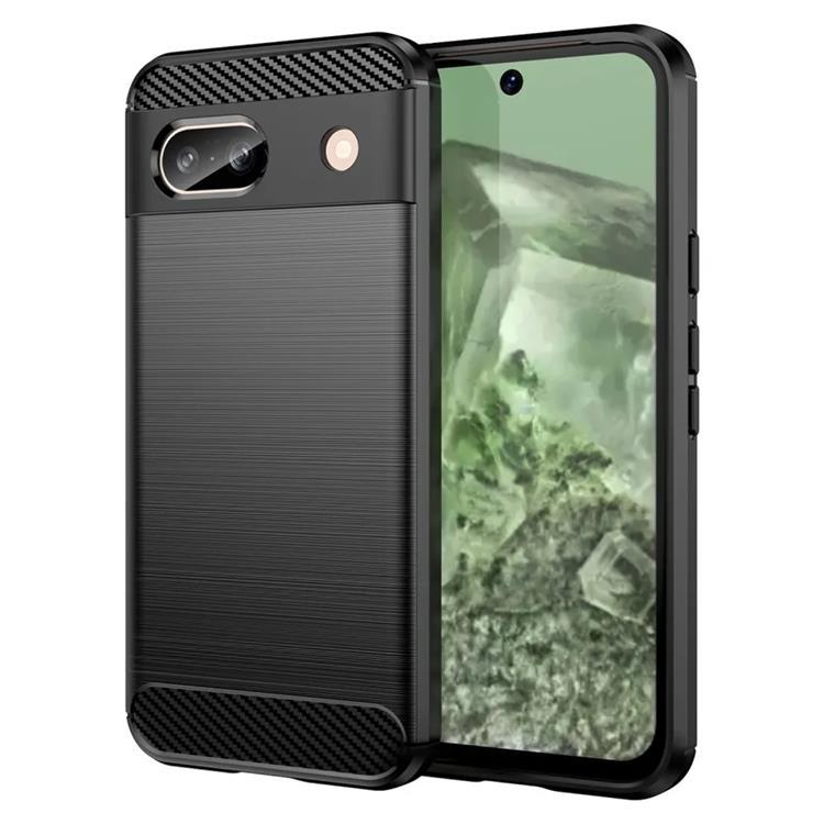 Google Pixel 8A Mobilskal Carbon Fiber - Svart | 2353 | AlltMobil