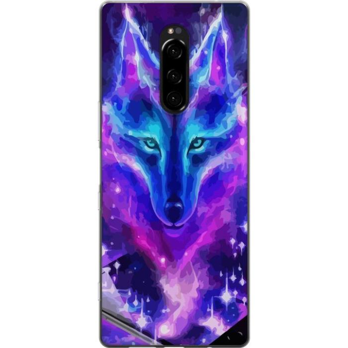 iSecrets - Mobilskal till Sony Xperia 1 med Neon Varg