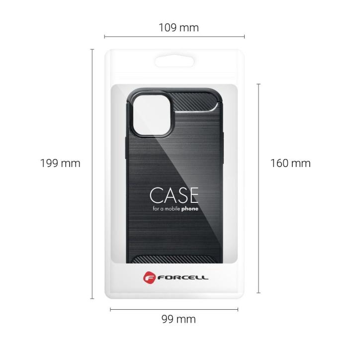 Forcell - Galaxy A71 4G Skal Forcell Carbon Mjukplast - Svart