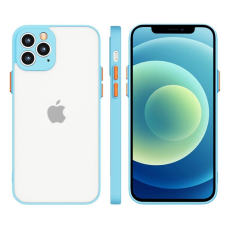 OEM - Galaxy A22 4G Mobilskal Translucent Milky - Blå