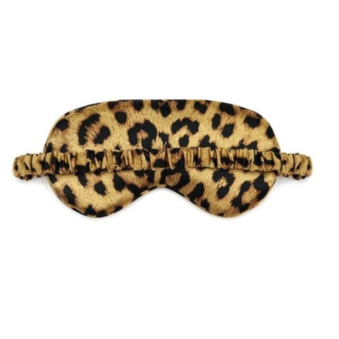 A-One Brand - Bekväm Silky Sovmask/Ögonmask - Leopard