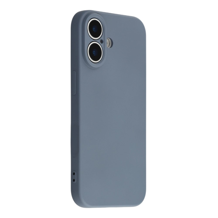 Amorus - AMORUS iPhone 17 Mobilskal Precise Cutouts TPU Fiber - Lavendelgrå