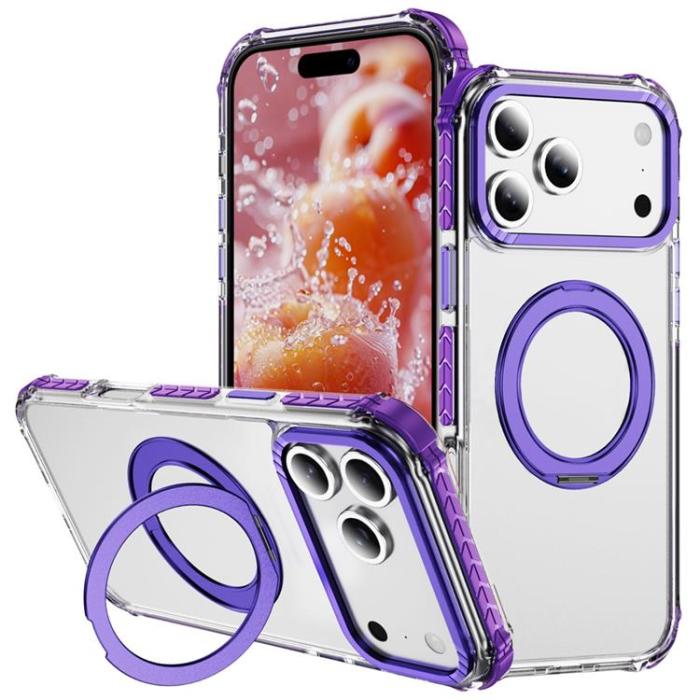 A-One Brand - iPhone 17 Pro Max Mobilskal MagSafe Anti Drop - Lila
