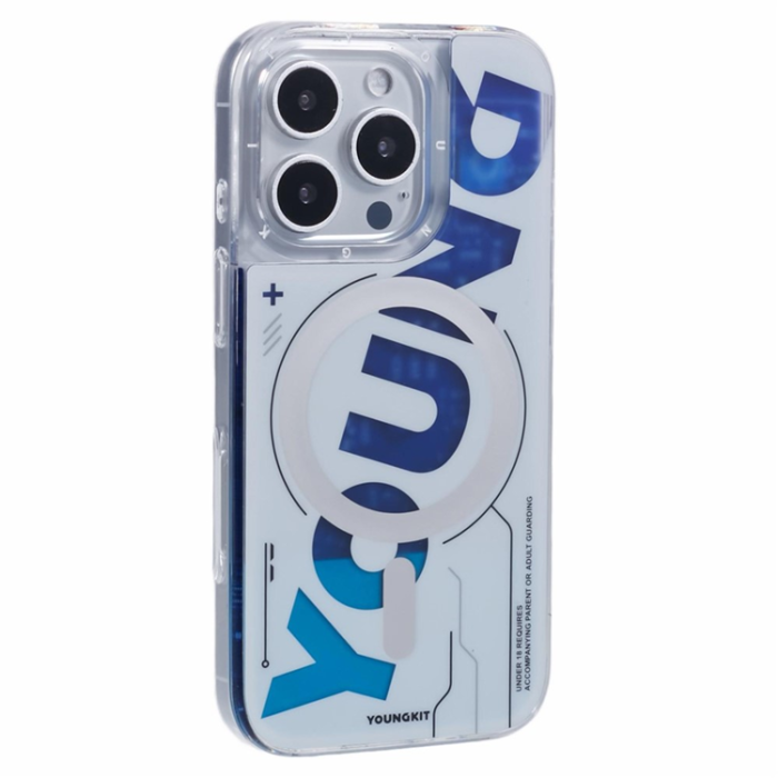 YOUNGKIT - YOUNGKIT iPhone 16 Pro Mobilskal MagSafe Kvicksand - Silver