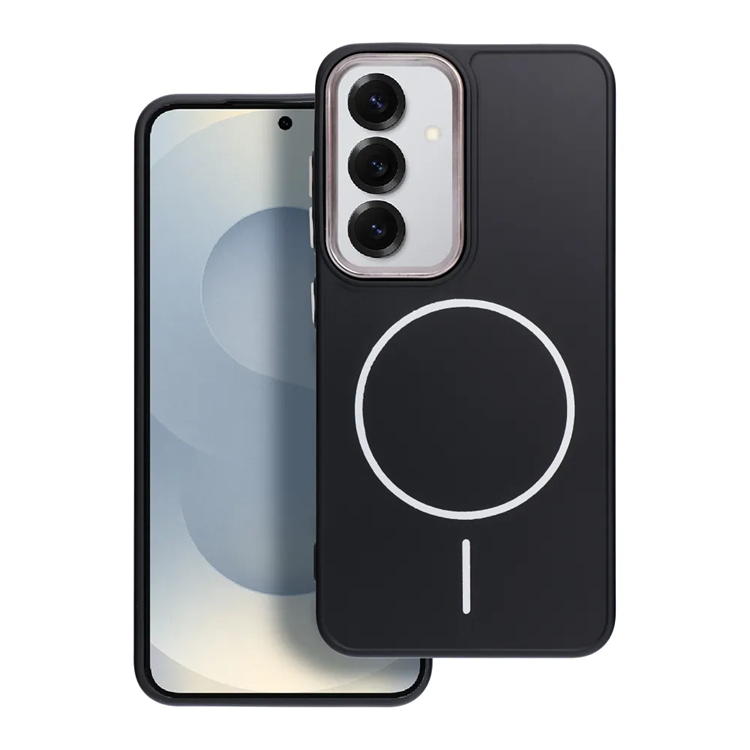 Galaxy S25 Plus Mobilskal Magsafe Frame - Svart | 2353 | AlltMobil