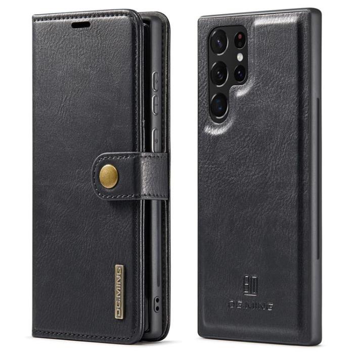 DG.MING - DG.MING 2In1 Detachable Fodral Galaxy S22 Ultra - Svart
