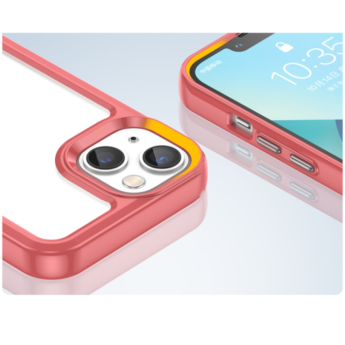 OEM - iPhone 14 Plus Skal Outer Space - Röd