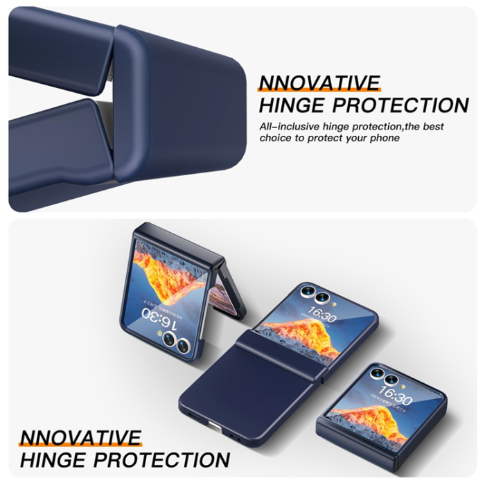A-One Brand - Galaxy Z Flip7 Mobilskal Hinge Protection - Mörkblå