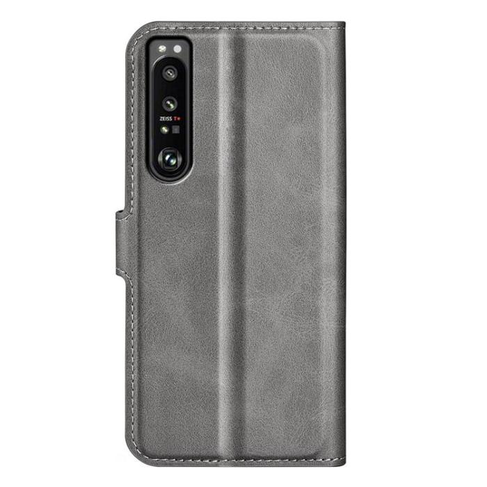 UTGATT1 - Sony Xperia 1 IV Plånboksfodral Flip Folio - Grå