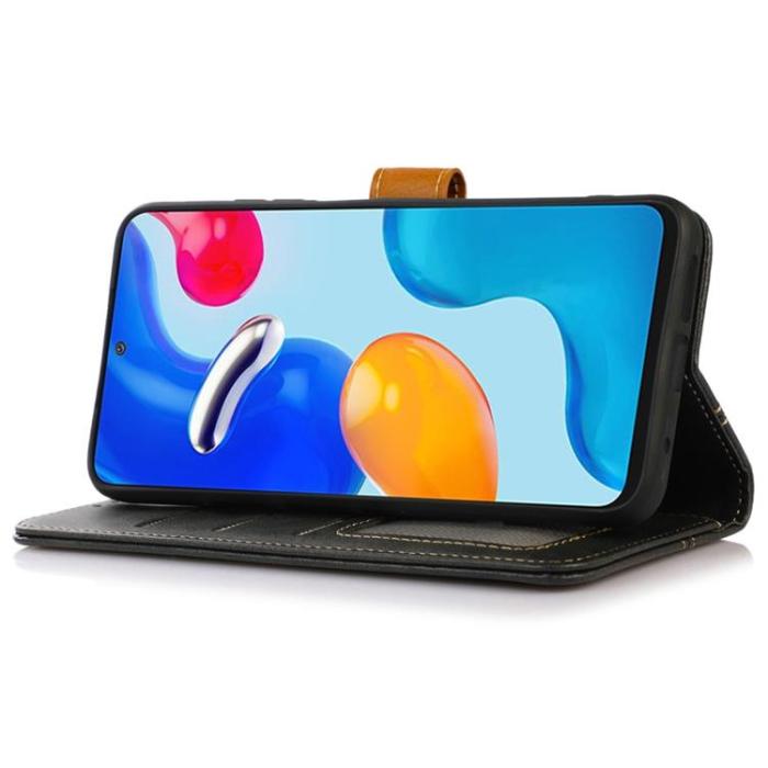 A-One Brand - OnePlus Nord 2T 5G Plånboksfodral Dual Magnetic - Svart
