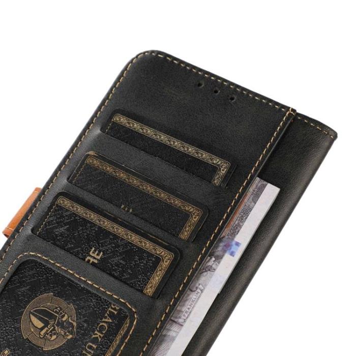 A-One Brand - OnePlus Nord 2T 5G Plånboksfodral Dual Magnetic - Svart