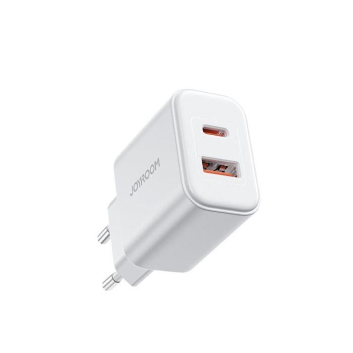 Joyroom - Joyroom EU USB-A to USB-C Väggladdare 20W USB-C Kabel - Vit