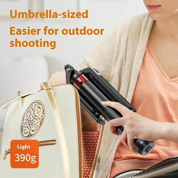OEM - Bärbar Selfiestick Bluetooth med Enkel V1 Fill Light P185mini