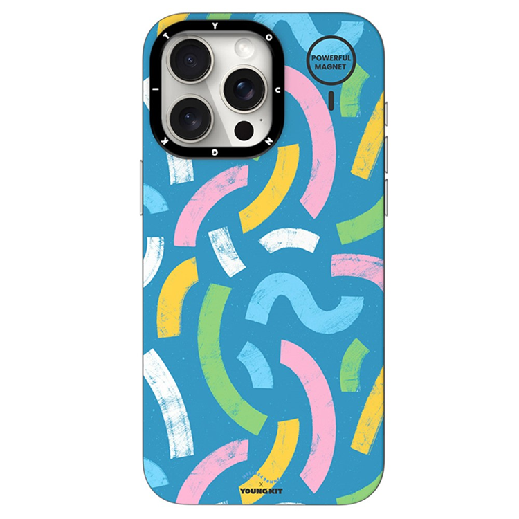 YOUNGKIT iPhone 14 Pro Mobilskal MUScx004-Ribbon - Blå | 2353 | AlltMobil