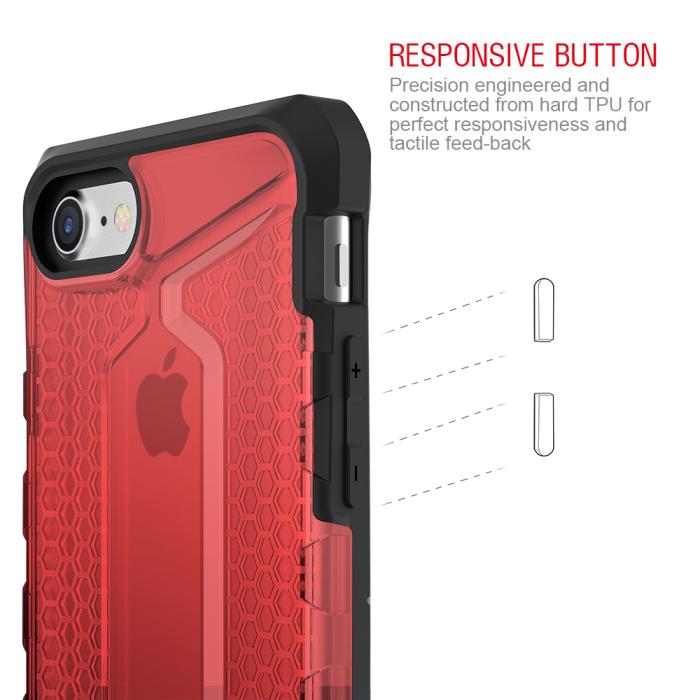 UTGATT5 - Itskins Octane Skal till iPhone 7/8/SE 2020 - Röd