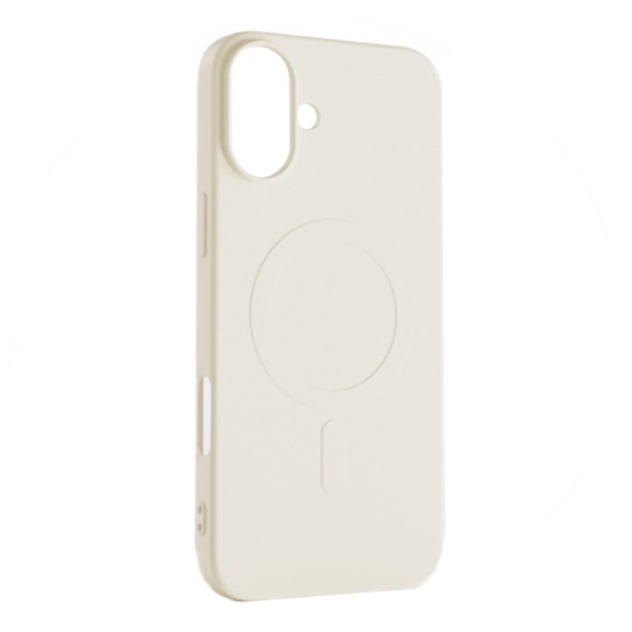 OEM - iPhone 16 Pro Mobilskal Magsafe Liquid Silikon - Beige