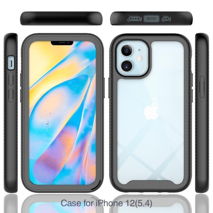 OEM - Heltäckande Skal till Apple iPhone 12 Mini - Svart