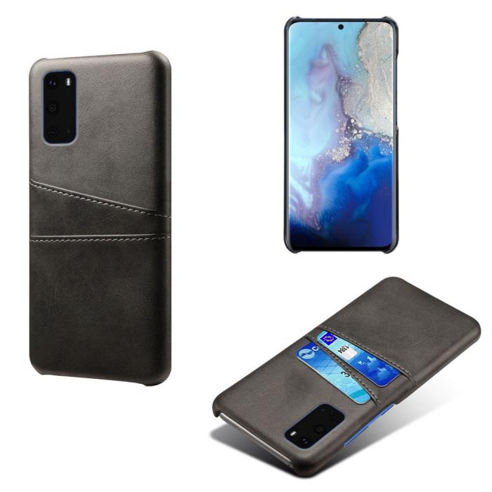 OEM - Skal med kortplatser till Samsung Galaxy S20 Ultra - Svart
