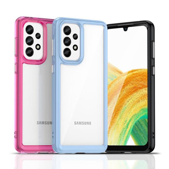 OEM - Galaxy A33 5G Skal Outer Space Flexible - Röd