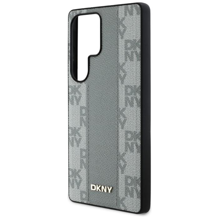 DKNY - DKNY Mobilskal till Galaxy S25 Ultra MagSafe Läder Checkered Pattern