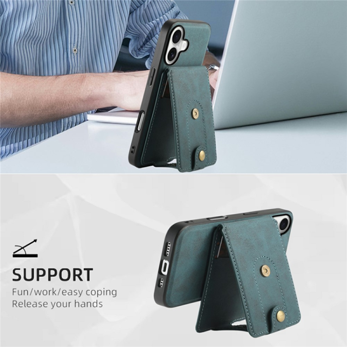 DENIOR - DENIOR iPhone 17 Mobilskal MagSafe Detachable Korthållare D14