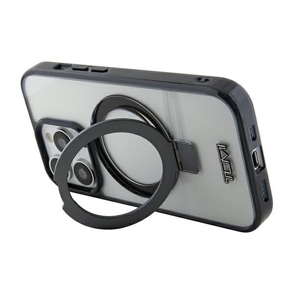 Tumi Mobilskal till iPhone 15 Pro Max MagSafe Transparent Ring Stand - Vit