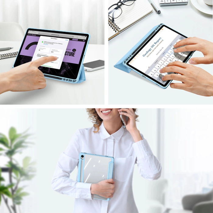 Dux Ducis - Dux Ducis Galaxy Tab S9/S9 FE Fodral Toby - Blå