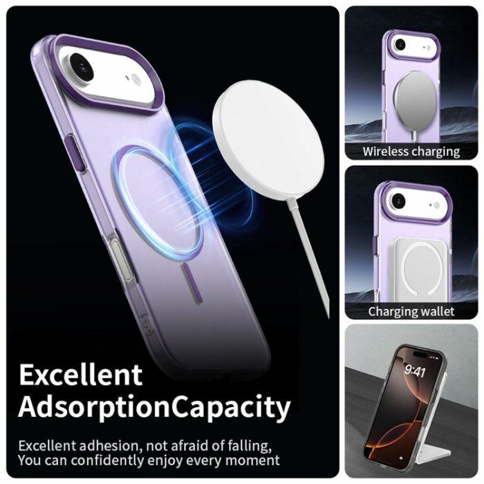 A-One Brand - iPhone Air Mobilskal MagSafe Candy Color - Lila
