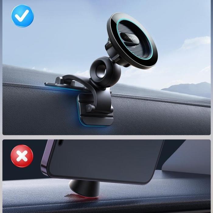 Joyroom - Joyroom Magnetisk Cockpit Mobilhållare - Svart