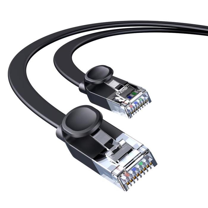 BASEUS - Baseus RJ45 Nätverk Kabel 10m High Speed - Svart
