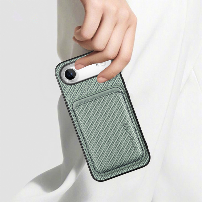 A-One Brand - iPhone Air Mobilskal Detachable Korthållare - Grön