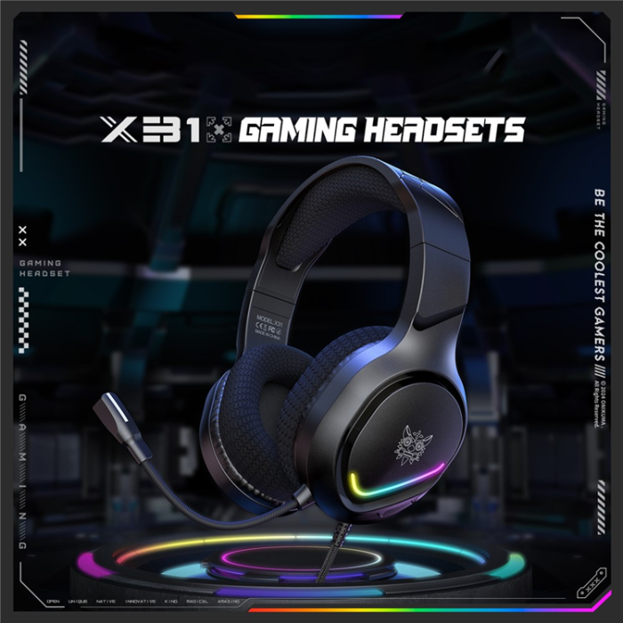 ONIKUMA - ONIKUMA Over-Ear PC Gaming Hörlurar Headset med Mikrofon X31