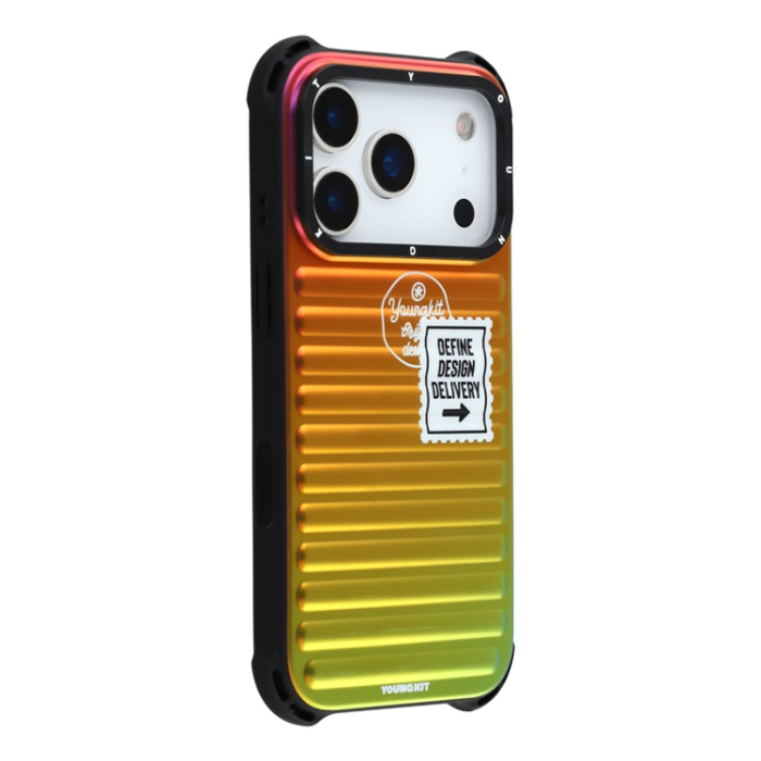 YOUNGKIT - YOUNGKIT iPhone 17 Pro Mobilskal Suitcase Style - Flerfärgad