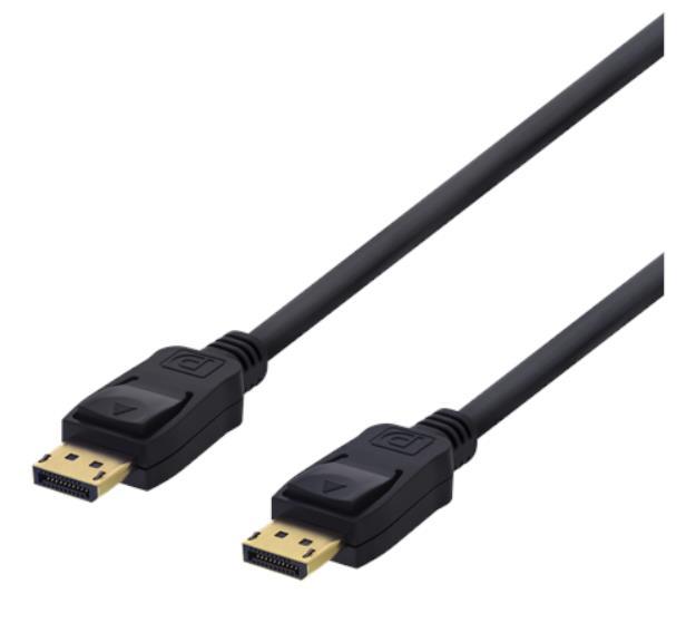 Deltaco DisplayPort Kabel, 0.5m - Svart | 3541 | AlltMobil