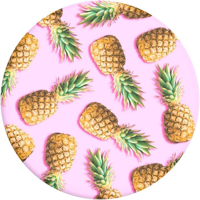 PopSockets - Popsockets Basic Grip Med Ställfunktion - Pineapple Palooza