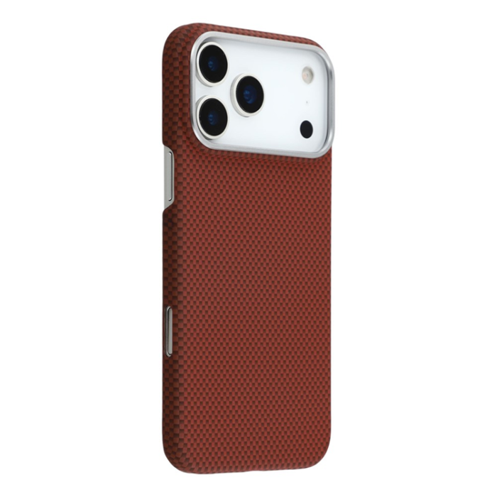 X-Level - X-LEVEL iPhone 17 Pro Mobilskal MagSafe Carbon Nanofiber - Röd