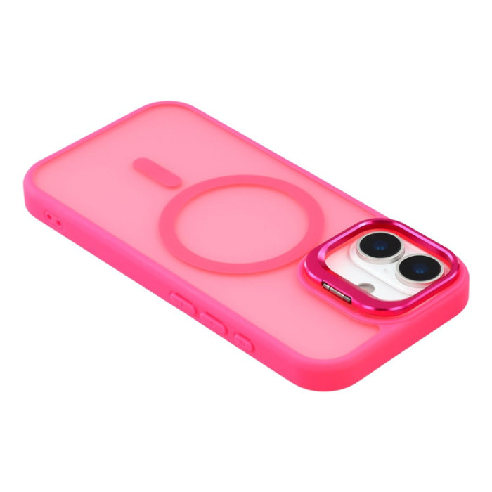 A-One Brand - iPhone 17 Mobilskal MagSafe Lins Kickstand - Rosé